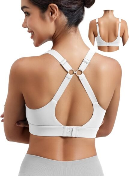 YEOREO Sports Bras for Women Xena Bra Maximum Support High-Impact Workout Gym Running Supportive Padded Bras